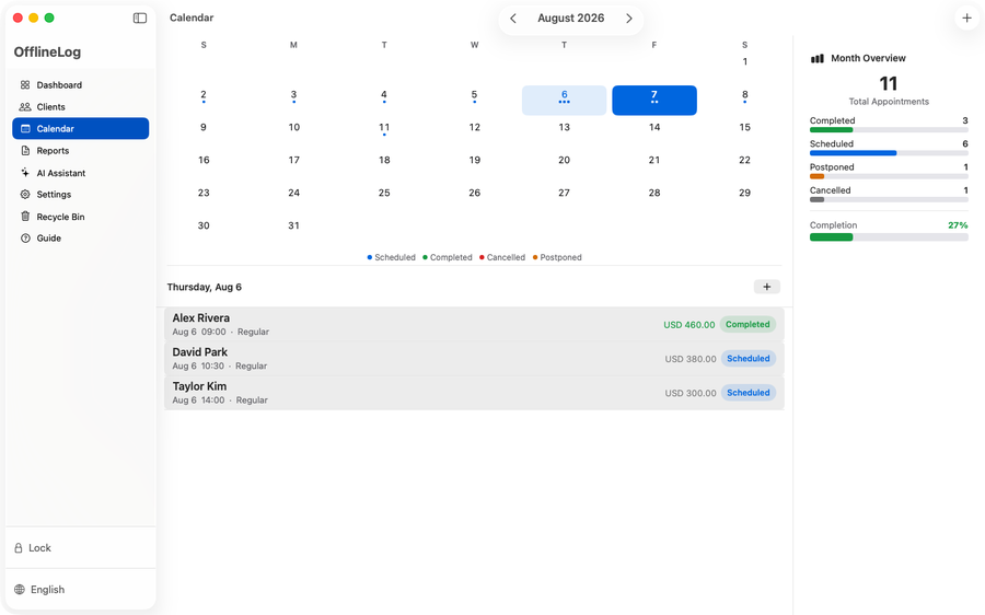 Calendar